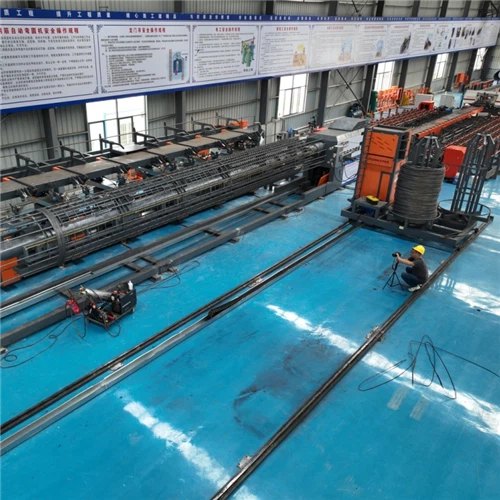 Automatisch rebar kooi laswerkstation